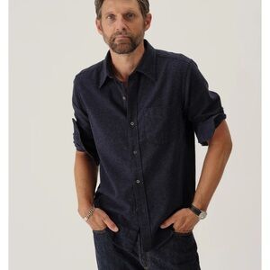 NWT Buck Mason Pacific Twill Flannel shirt